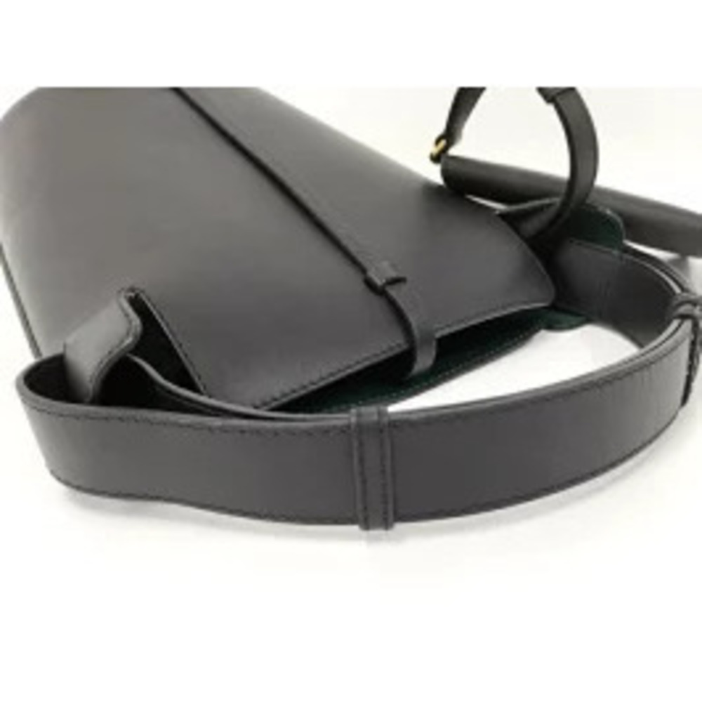 BURBERRY Shoulder Bag Leather Black - Picture 4 of 9